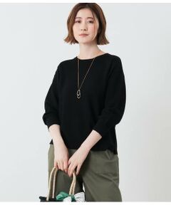 NEWYORKER / ニューヨーカー ニット・セーター | コットンポリエステル ガーター編みニットプルオーバー
