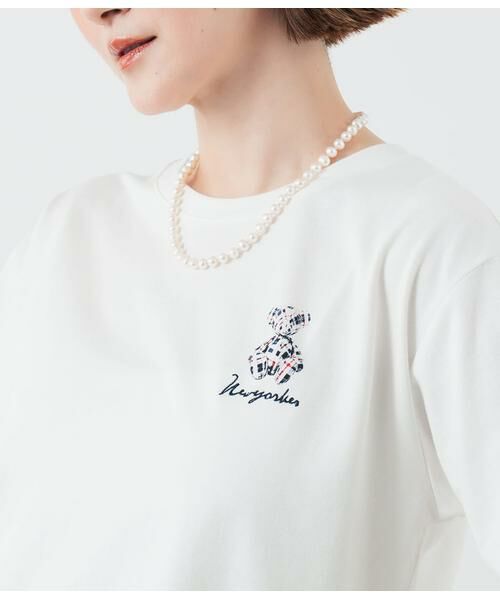 NEWYORKER / ニューヨーカー カットソー | ニューヨーカータータンベア プリント7分袖Tシャツ | 詳細3