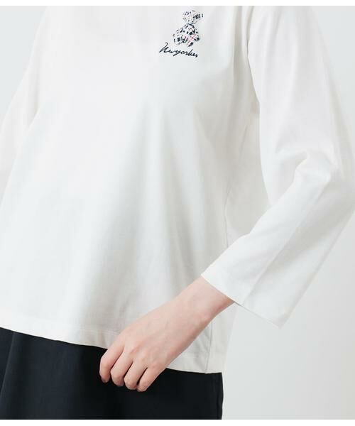 NEWYORKER / ニューヨーカー カットソー | ニューヨーカータータンベア プリント7分袖Tシャツ | 詳細4