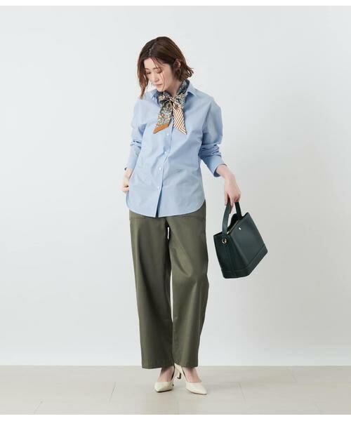 NEWYORKER / ニューヨーカー シャツ・ブラウス | コットンポプリン レギュラーカラー長袖シャツ | 詳細10