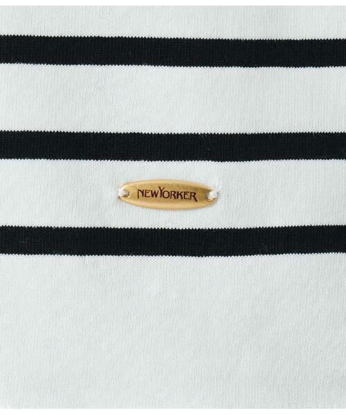 NEWYORKER / ニューヨーカー カットソー | パネルボーダー バスクTシャツ | 詳細7