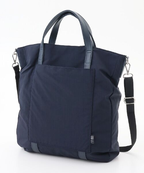 NEWYORKER ACCESSORY/ニューヨーカー アクセサリー エンハンス 4WAYトートバッグ ネイビー フリー NEWYORKER ACCESSORY/ニューヨーカー アクセサリー エンハンス 4WAYトートバッグ ネイビー フリー
