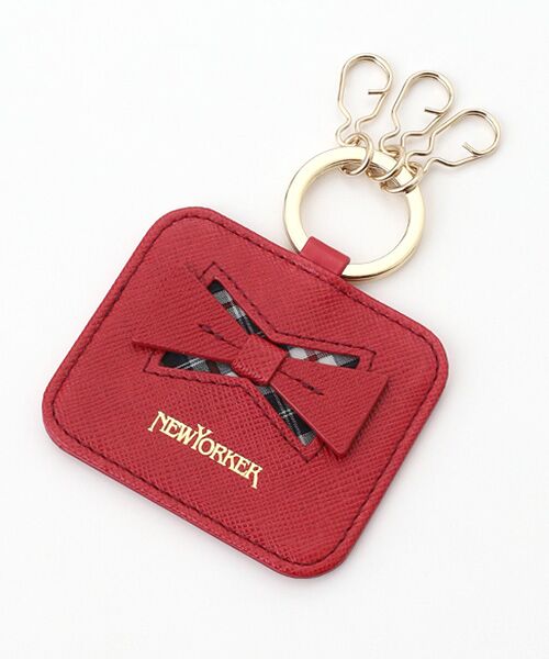 NEWYORKER ACCESSORY/ニューヨーカー アクセサリー アリア キーホルダー レッド フリー NEWYORKER ACCESSORY/ニューヨーカー アクセサリー アリア キーホルダー レッド フリー