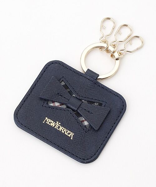 NEWYORKER ACCESSORY/ニューヨーカー アクセサリー アリア キーホルダー ネイビー フリー NEWYORKER ACCESSORY/ニューヨーカー アクセサリー アリア キーホルダー ネイビー フリー