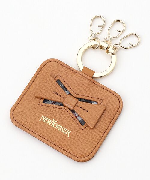 NEWYORKER ACCESSORY/ニューヨーカー アクセサリー アリア キーホルダー キャメル フリー NEWYORKER ACCESSORY/ニューヨーカー アクセサリー アリア キーホルダー キャメル フリー