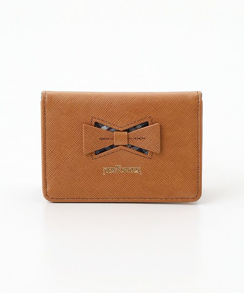 NEWYORKER ACCESSORY/ニューヨーカー アクセサリー アリア 2面パスケース キャメル フリー NEWYORKER ACCESSORY/ニューヨーカー アクセサリー アリア 2面パスケース キャメル フリー