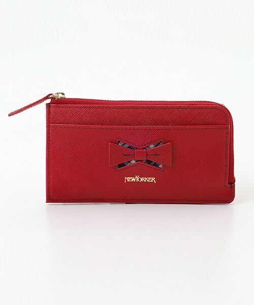 NEWYORKER ACCESSORY/ニューヨーカー アクセサリー アリア フラグメントケース レッド フリー NEWYORKER ACCESSORY/ニューヨーカー アクセサリー アリア フラグメントケース レッド フリー