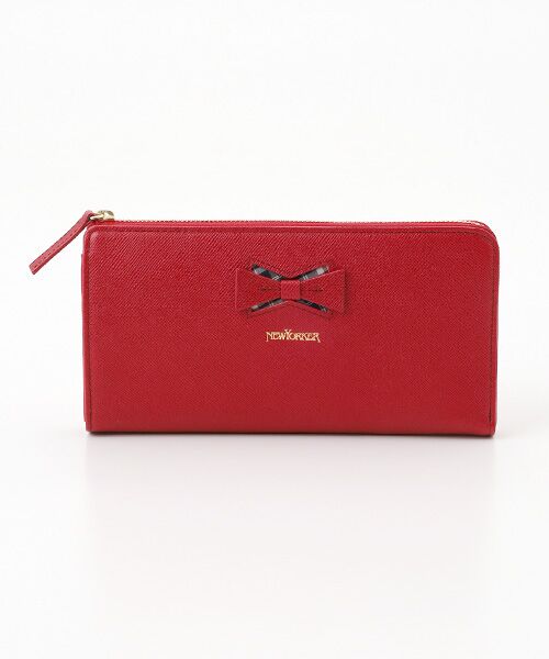 NEWYORKER ACCESSORY/ニューヨーカー アクセサリー アリア 長財布 レッド フリー NEWYORKER ACCESSORY/ニューヨーカー アクセサリー アリア 長財布 レッド フリー