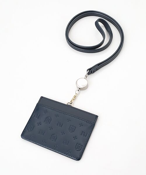 NEWYORKER ACCESSORY/ニューヨーカー アクセサリー ミモザ リール付IDケース ネイビー フリー NEWYORKER ACCESSORY/ニューヨーカー アクセサリー ミモザ リール付IDケース ネイビー フリー