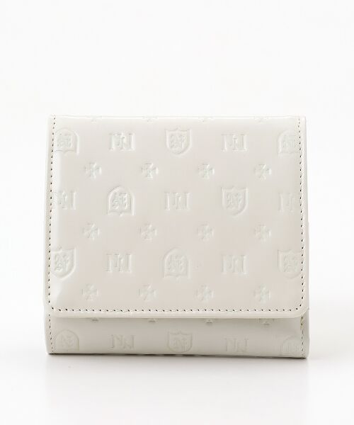 NEWYORKER ACCESSORY/ニューヨーカー アクセサリー ミモザ 二つ折り札入れ アイボリー フリー NEWYORKER ACCESSORY/ニューヨーカー アクセサリー ミモザ 二つ折り札入れ アイボリー フリー
