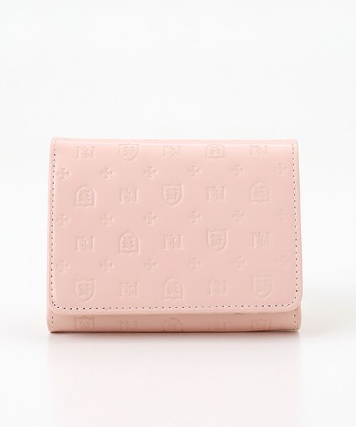 NEWYORKER ACCESSORY/ニューヨーカー アクセサリー ミモザ 二つ折り札入れ ピンク フリー NEWYORKER ACCESSORY/ニューヨーカー アクセサリー ミモザ 二つ折り札入れ ピンク フリー