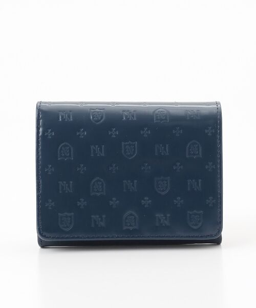 NEWYORKER ACCESSORY/ニューヨーカー アクセサリー ミモザ 二つ折り札入れ ネイビー フリー NEWYORKER ACCESSORY/ニューヨーカー アクセサリー ミモザ 二つ折り札入れ ネイビー フリー