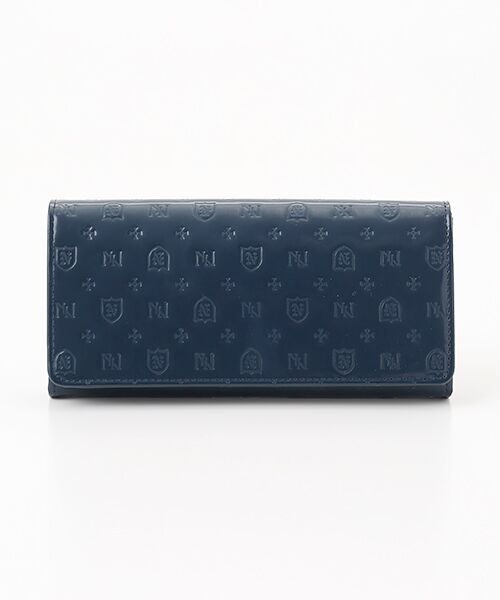 NEWYORKER ACCESSORY/ニューヨーカー アクセサリー ミモザ 長財布 ネイビー フリー NEWYORKER ACCESSORY/ニューヨーカー アクセサリー ミモザ 長財布 ネイビー フリー