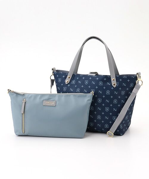 NEWYORKER ACCESSORY/ニューヨーカー アクセサリー ヴェルサ リバーシブルトート(S) ネイビー フリー NEWYORKER ACCESSORY/ニューヨーカー アクセサリー ヴェルサ リバーシブルトート(S) ネイビー フリー