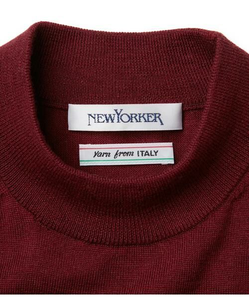 NEWYORKER L-SIZE / ニューヨーカー エルサイズ ニット・セーター | キャッシュウール ボトルネックプルオーバー | 詳細5