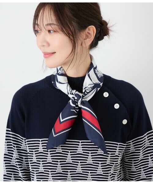 NEWYORKER L-SIZE / ニューヨーカー エルサイズ ニット・セーター | ヨットボーダー ハイネックプルオーバー | 詳細16