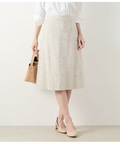 エンブロイダリーフラワー Aラインスカート