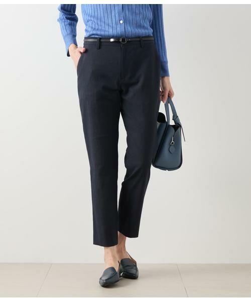 NEWYORKER L-SIZE/ニューヨーカー エルサイズ ドライオックス テーパードパンツ ネイビー L15号 NEWYORKER L-SIZE/ニューヨーカー エルサイズ ドライオックス テーパードパンツ ネイビー L15号