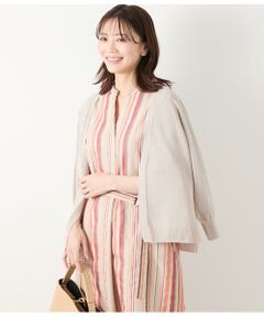 NEWYORKER L-SIZE / ニューヨーカー エルサイズ 和紙ポリエステル ジップアップニットブルゾン NEWYORKER L-SIZE｜【L】和紙ポリエステル ジップアップニット