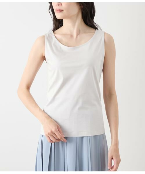 NEWYORKER L-SIZE / ニューヨーカー エルサイズ タンクトップ | セルロースコットンスムース タンクトップ | 詳細1