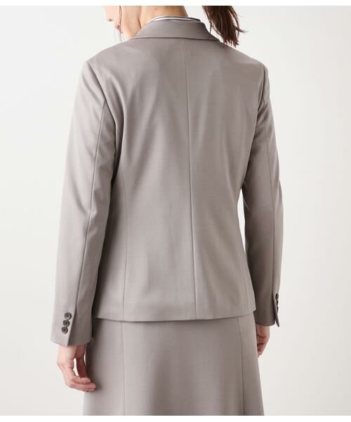 NEWYORKER L-SIZE / ニューヨーカー エルサイズ テーラードジャケット | モクロディクリア ノッチドラペル1釦ジャケット | 詳細2