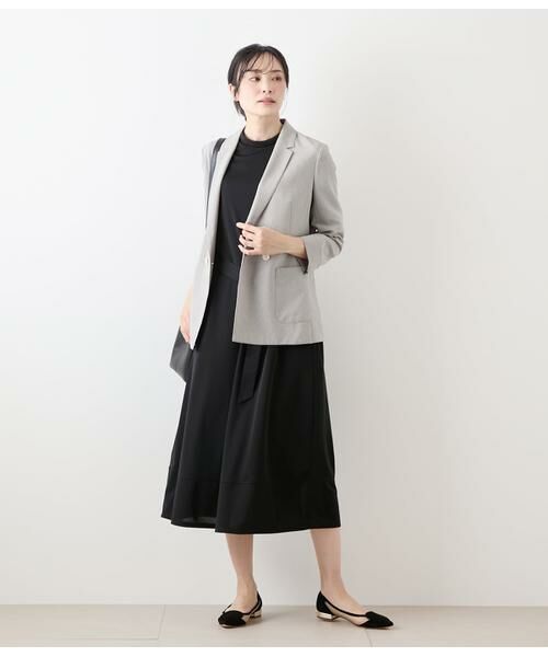 NEWYORKER L-SIZE / ニューヨーカー エルサイズ テーラードジャケット | ドライライトクロス Wブレストジャケット | 詳細14