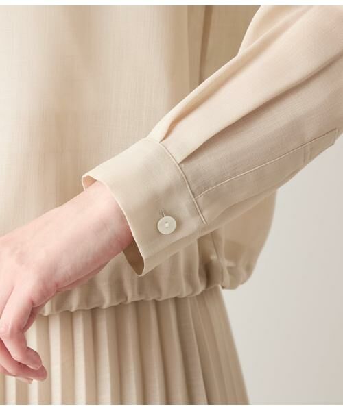 NEWYORKER L-SIZE / ニューヨーカー エルサイズ レザーブルゾン・ジャケット | リサイクルポリエステルシアーローン ジップアップブルゾン | 詳細3