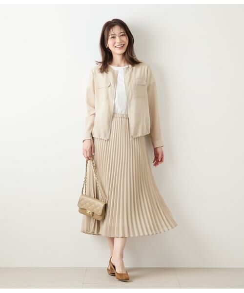 NEWYORKER L-SIZE / ニューヨーカー エルサイズ レザーブルゾン・ジャケット | リサイクルポリエステルシアーローン ジップアップブルゾン | 詳細7