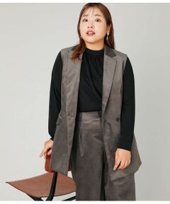 NEWYORKER L-SIZE / ニューヨーカー エルサイズ テーラードジャケット | ライトコール ダブルブレストジレ