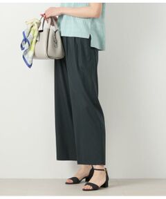 NEWYORKER L-SIZE / ニューヨーカー エルサイズ チノ・ワークパンツ | リネン混プレーンウィーブ ドロストイージーパンツ