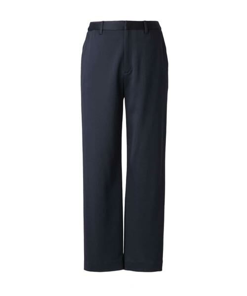 NEWYORKER L-SIZE/ニューヨーカー エルサイズ モクロディクリア テーパードパンツ ネイビー L19号