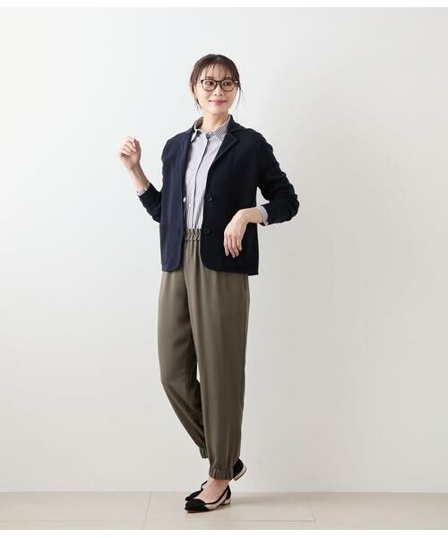 NEWYORKER L-SIZE / ニューヨーカー エルサイズ シャツ・ブラウス | ロンドンストライプ レギュラーカラー長袖シャツ | 詳細11