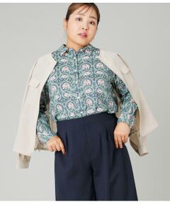 NEWYORKER L-SIZE / ニューヨーカー エルサイズ シャツ・ブラウス | リバティ ウィリアム・モリス アフリカンマリーゴールド レギュラーカラー長袖シャツ