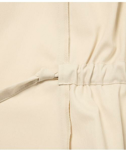 NEWYORKER L-SIZE / ニューヨーカー エルサイズ シャツ・ブラウス | リネンライクストレッチ ノーカラーブラウス | 詳細6