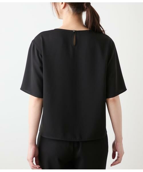 NEWYORKER L-SIZE / ニューヨーカー エルサイズ シャツ・ブラウス | ポリエステルダブルクロス フロントギャザーブラウス | 詳細2