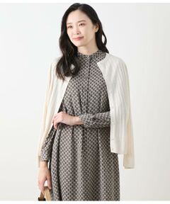 NEWYORKER L-SIZE / ニューヨーカー エルサイズ カーディガン・ボレロ | ヴィスコースポリエステル ワイドリブ9分袖クル―ネックカーディガン