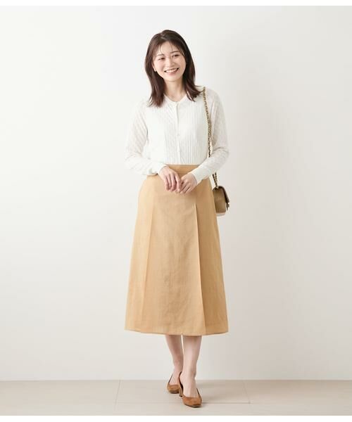 NEWYORKER L-SIZE / ニューヨーカー エルサイズ カーディガン・ボレロ | TCホールガーメント(R)  透かし柄カーディガン | 詳細6