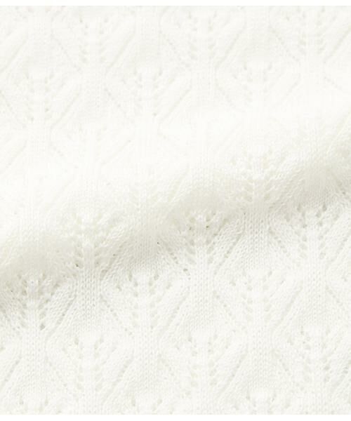 NEWYORKER L-SIZE / ニューヨーカー エルサイズ カーディガン・ボレロ | TCホールガーメント(R)  透かし柄カーディガン | 詳細7