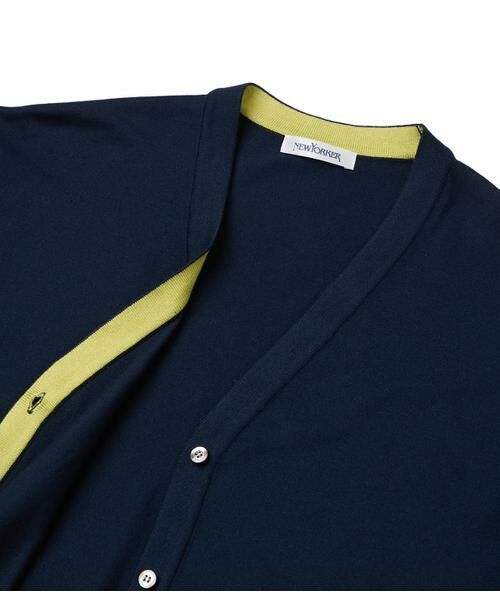 NEWYORKER L-SIZE / ニューヨーカー エルサイズ カーディガン・ボレロ | レーヨンポリストレッチ Vネックカーディガン | 詳細10