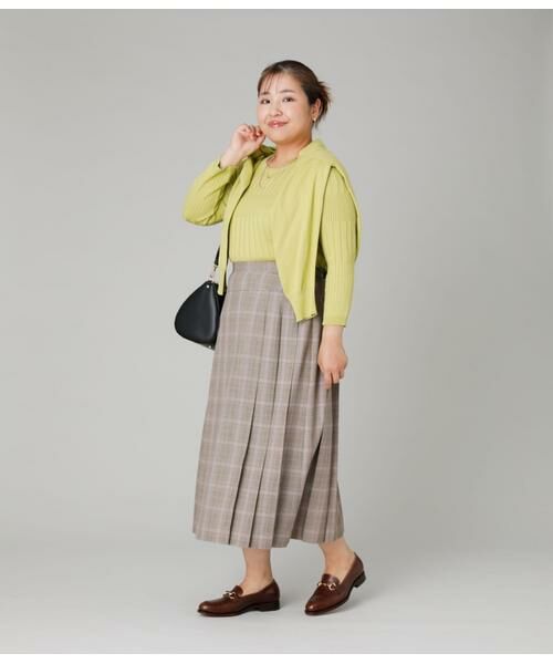 NEWYORKER L-SIZE / ニューヨーカー エルサイズ ニット・セーター | レーヨンポリストレッチ 7分袖クルーネックプルオーバー | 詳細9