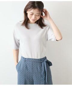 NEWYORKER L-SIZE / ニューヨーカー エルサイズ ニット・セーター | ギザコットンホールガーメント(R) 5分袖プルオーバー