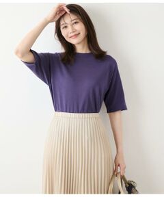 NEWYORKER L-SIZE / ニューヨーカー エルサイズ ニット・セーター | ギザコットンホールガーメント(R) 5分袖プルオーバー