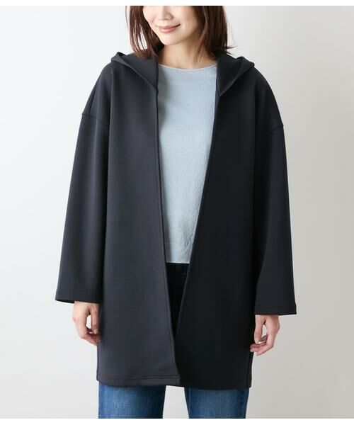 NEWYORKER L-SIZE / ニューヨーカー エルサイズ その他アウター | ポリエステルダンボールライト フーデットコーディガン | 詳細8