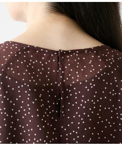 NEWYORKER L-SIZE / ニューヨーカー エルサイズ Tシャツ | ドット楊柳 フレアスリーブブラウス&タンクトップ | 詳細4