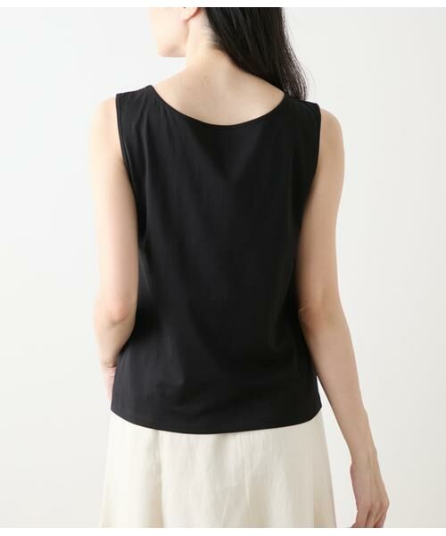 NEWYORKER L-SIZE / ニューヨーカー エルサイズ Tシャツ | ドット楊柳 フレアスリーブブラウス&タンクトップ | 詳細6