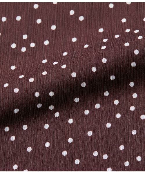 NEWYORKER L-SIZE / ニューヨーカー エルサイズ Tシャツ | ドット楊柳 フレアスリーブブラウス&タンクトップ | 詳細9