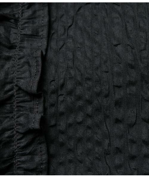 NEWYORKER L-SIZE / ニューヨーカー エルサイズ Tシャツ | ウェーブコットン フレンチスリーブフリルブラウス | 詳細8