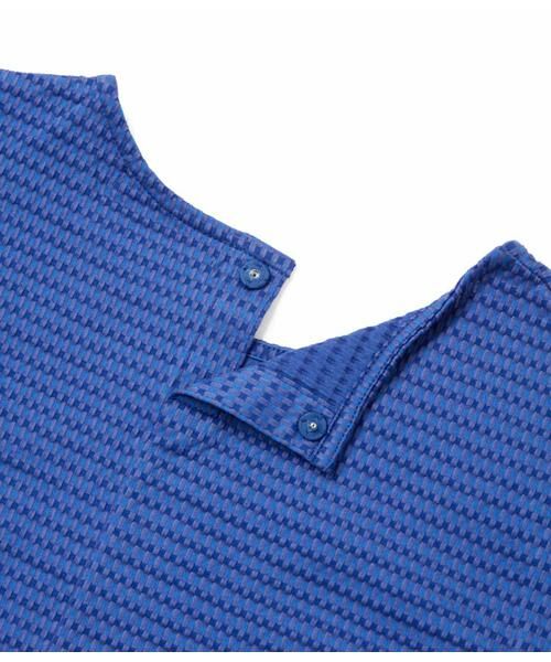 NEWYORKER L-SIZE / ニューヨーカー エルサイズ Tシャツ | 格子サッカージャカードシルケット ショルダータックカットソー | 詳細4