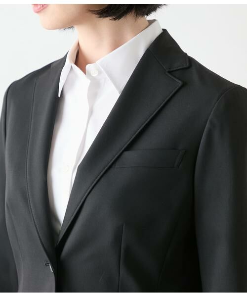 NEWYORKER L-SIZE / ニューヨーカー エルサイズ テーラードジャケット | 2WAYストレッチツイル ノッチドラペル2釦ジャケット | 詳細3