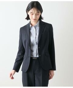 NEWYORKER L-SIZE / ニューヨーカー エルサイズ テーラードジャケット | ウールシルクピンヘッド ノッチドラペル2釦ジャケット